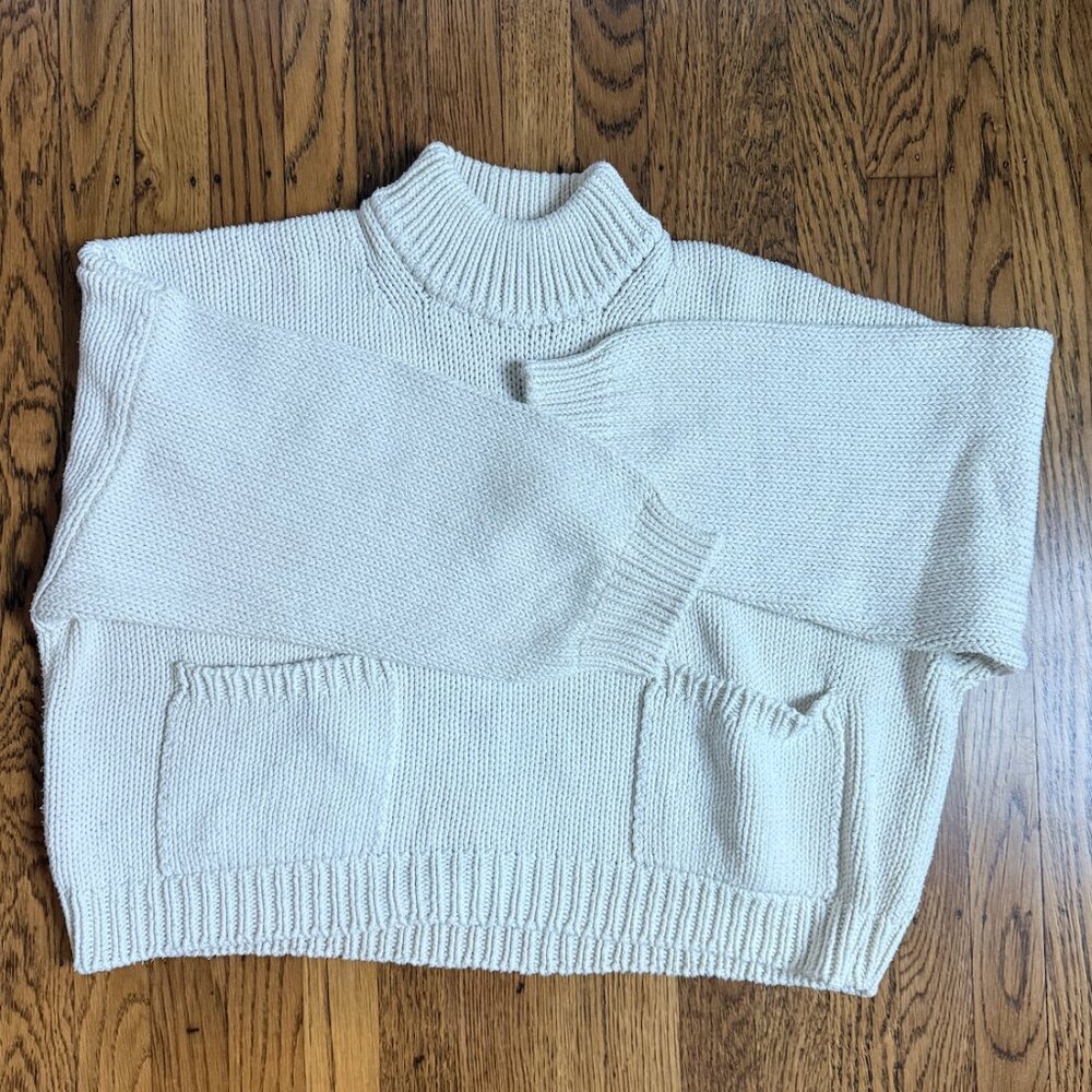 Babaa Jumper No20 - Cotton Sweater Natural (One Size)